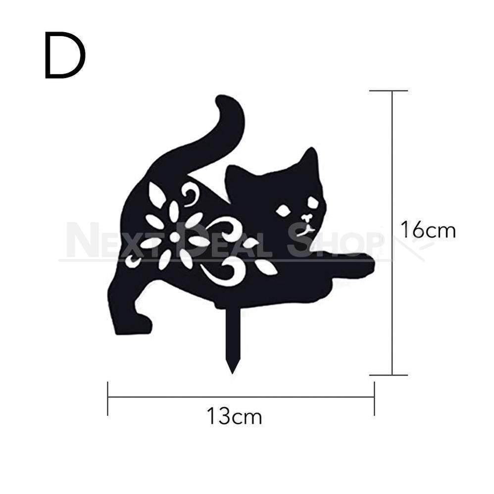 Family Pet Garden Silhouette Yard Stake