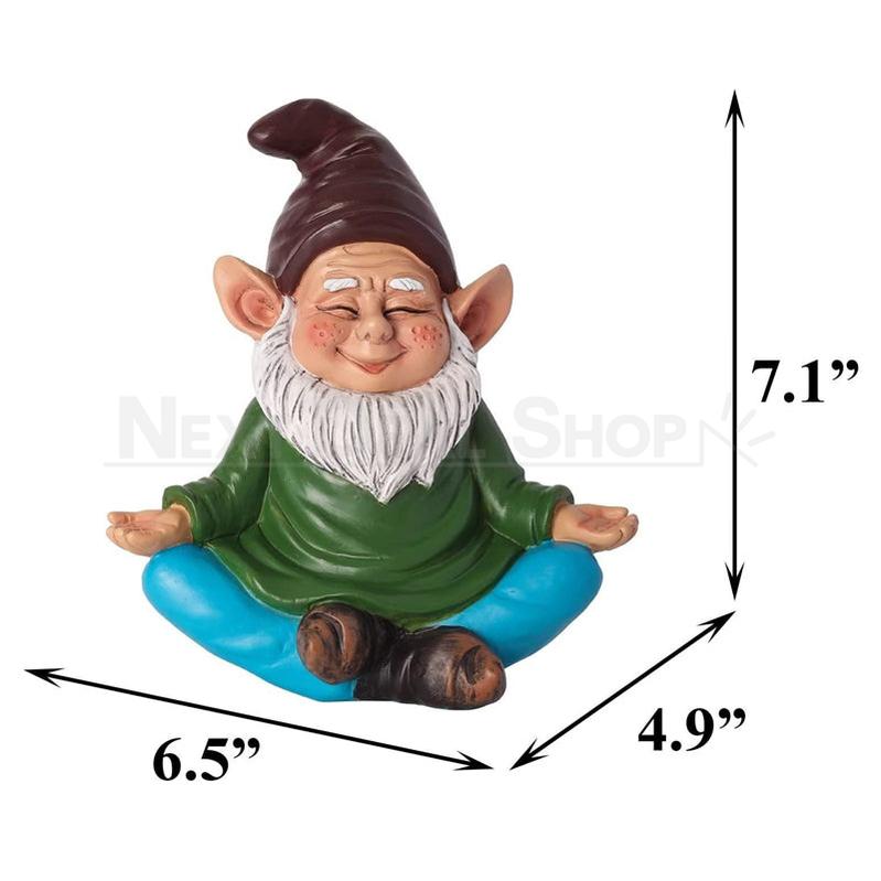 Meditating Elf Garden Statue