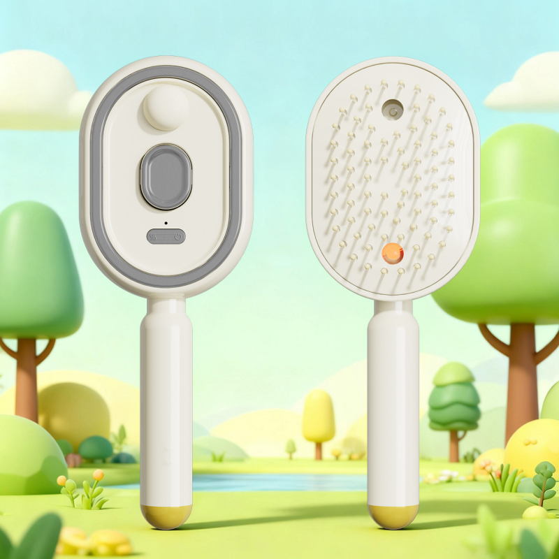 !! ⏰Electric hairbrush with spray and massage