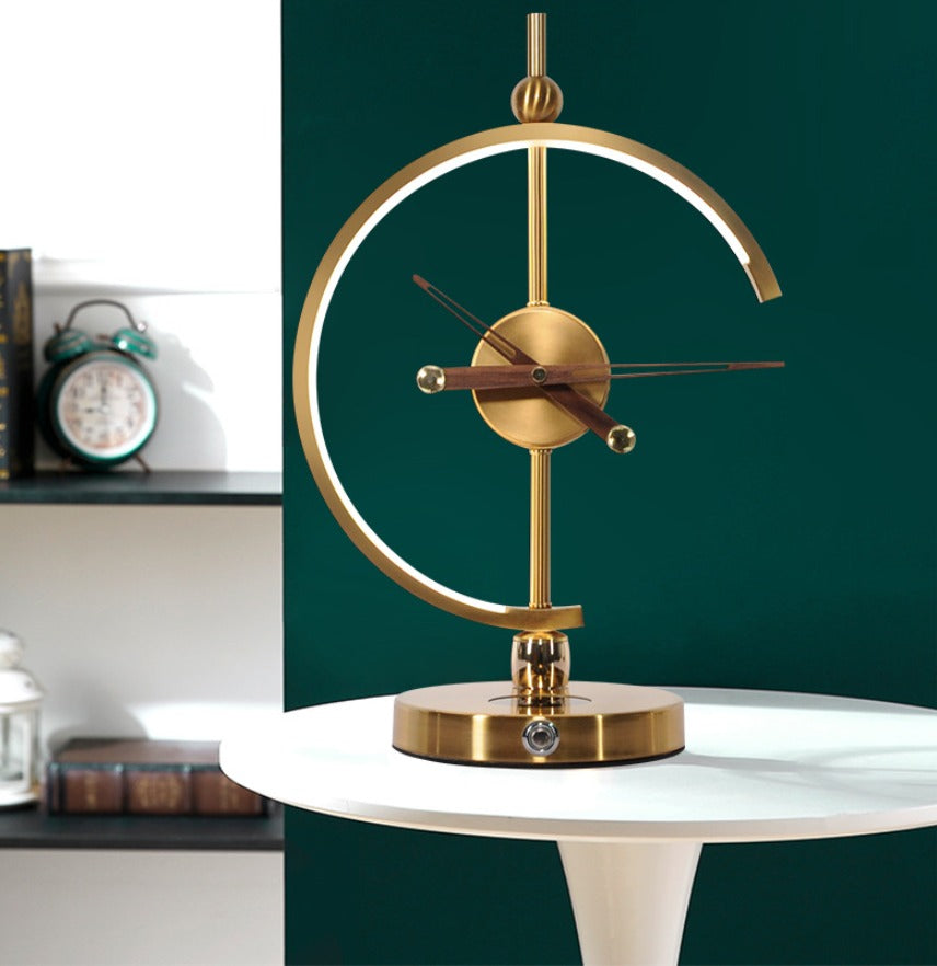 Modern Clock Lamp (Wireless Charging)