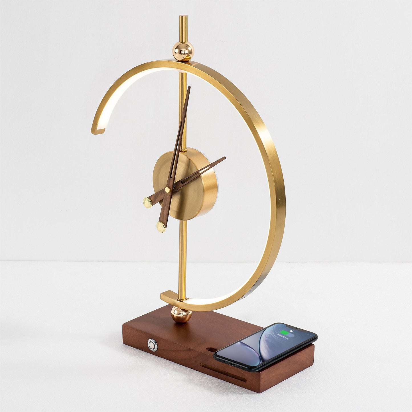 Modern Clock Lamp (Wireless Charging)