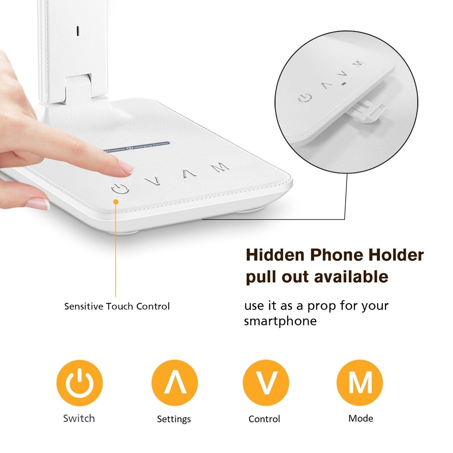 Universal Desk Lamp (Wireless Charging)