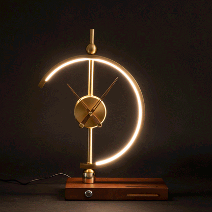 Modern Clock Lamp (Wireless Charging)