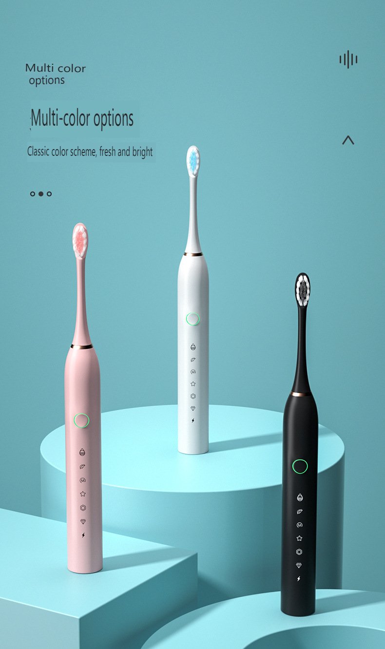 Portable Adult Sonic Electric Toothbrush