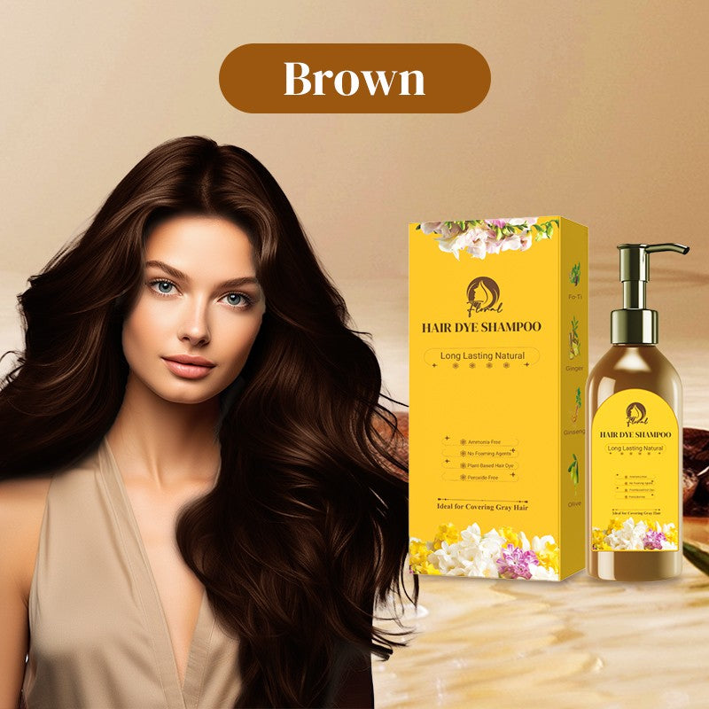 Christmas Pre-Sale-50%OFFLong Lasting Natural Hair Dye Shampoo