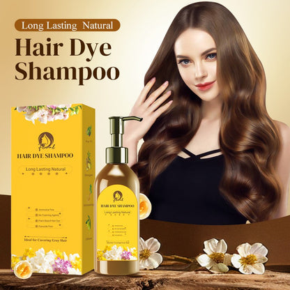 Christmas Pre-Sale-50%OFFLong Lasting Natural Hair Dye Shampoo