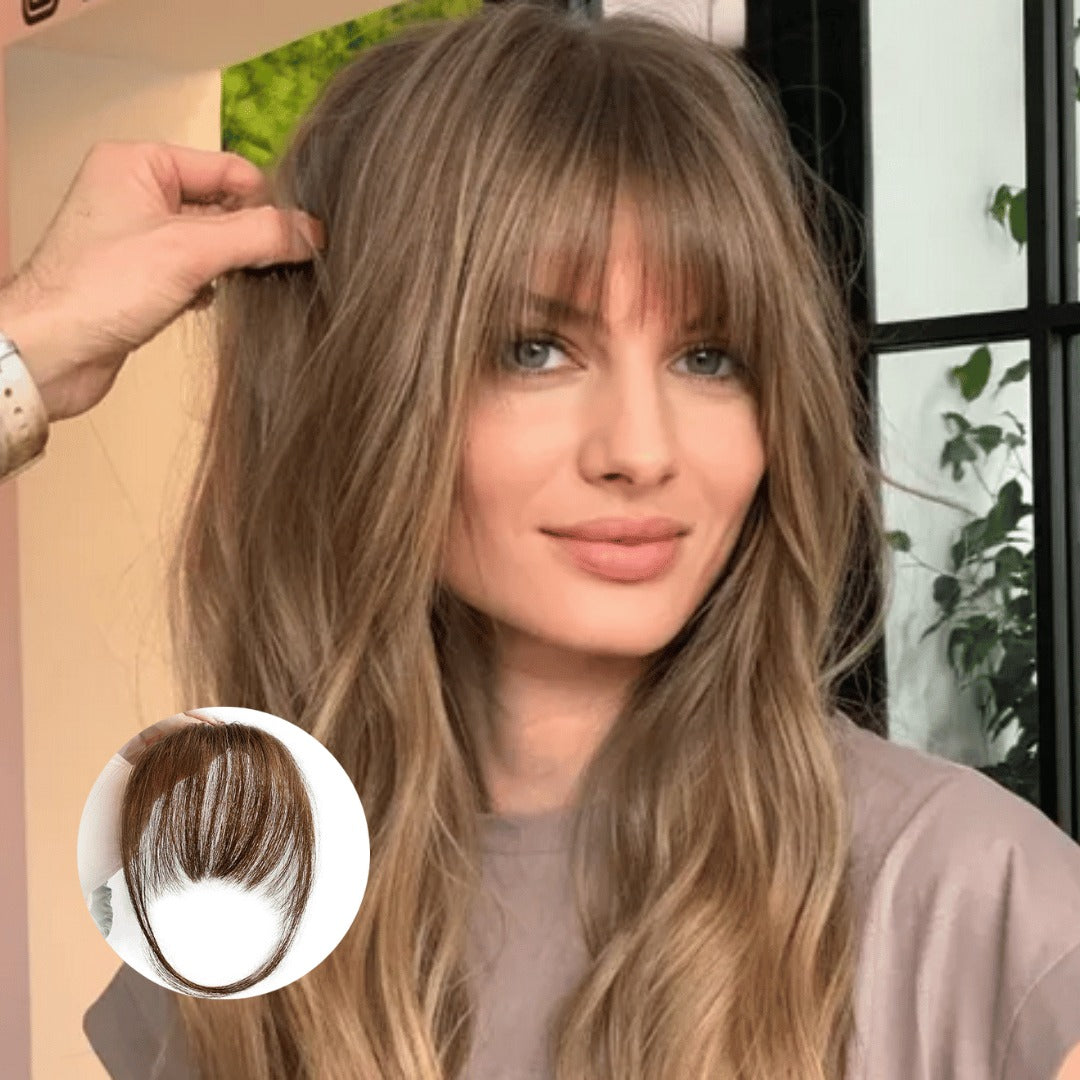{ 50%} Clip in Bangs (Real Hair)