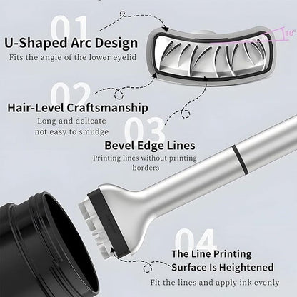 Black Friday sale ends soon2-in-1 Eyeliner & Lower Eyelash Stamp Set