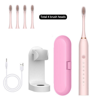 Portable Adult Sonic Electric Toothbrush