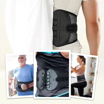 Adjustable Double Pulley Breathable Lumbar Support Shaping Waist Belt