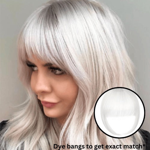 { 50%} Clip in Bangs (Real Hair)