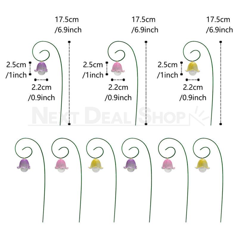 9 Pcs - Lily of the Valley Garden Stake