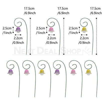 9 Pcs - Lily of the Valley Garden Stake