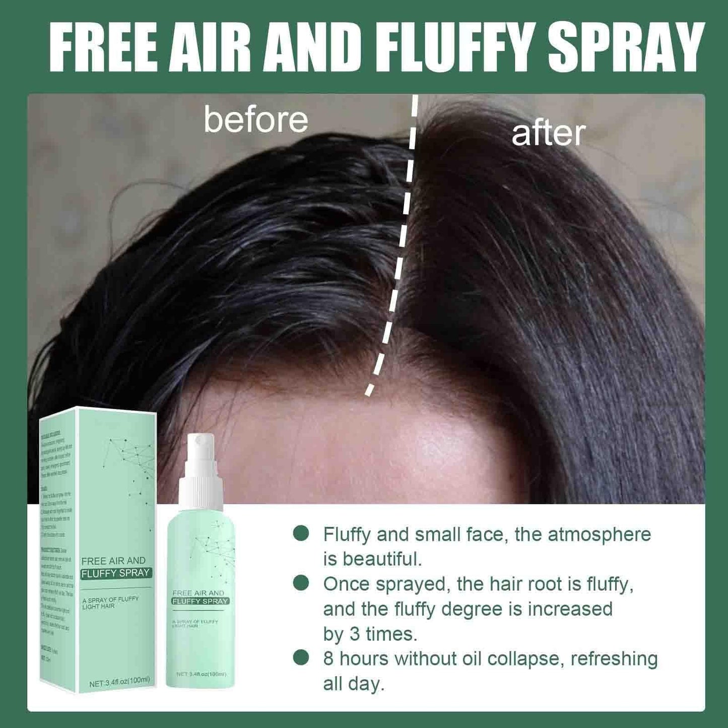 ❤️❤️Oil-Control Fluffy Volume Lift Hairspray