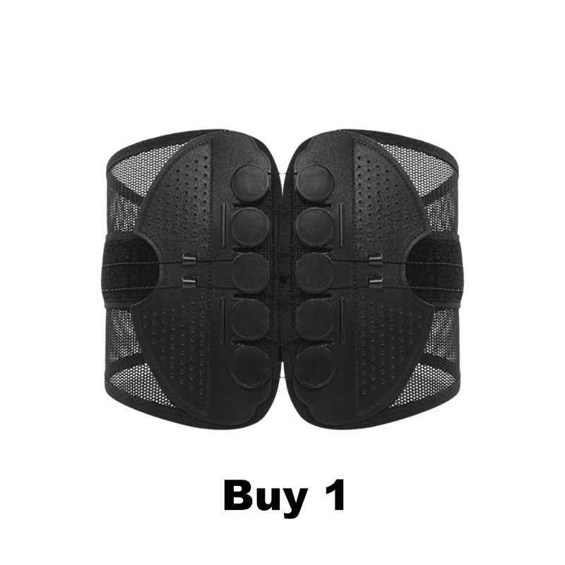 Adjustable Double Pulley Breathable Lumbar Support Shaping Waist Belt