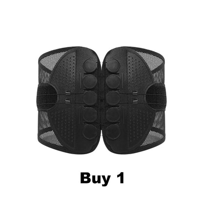 Adjustable Double Pulley Breathable Lumbar Support Shaping Waist Belt