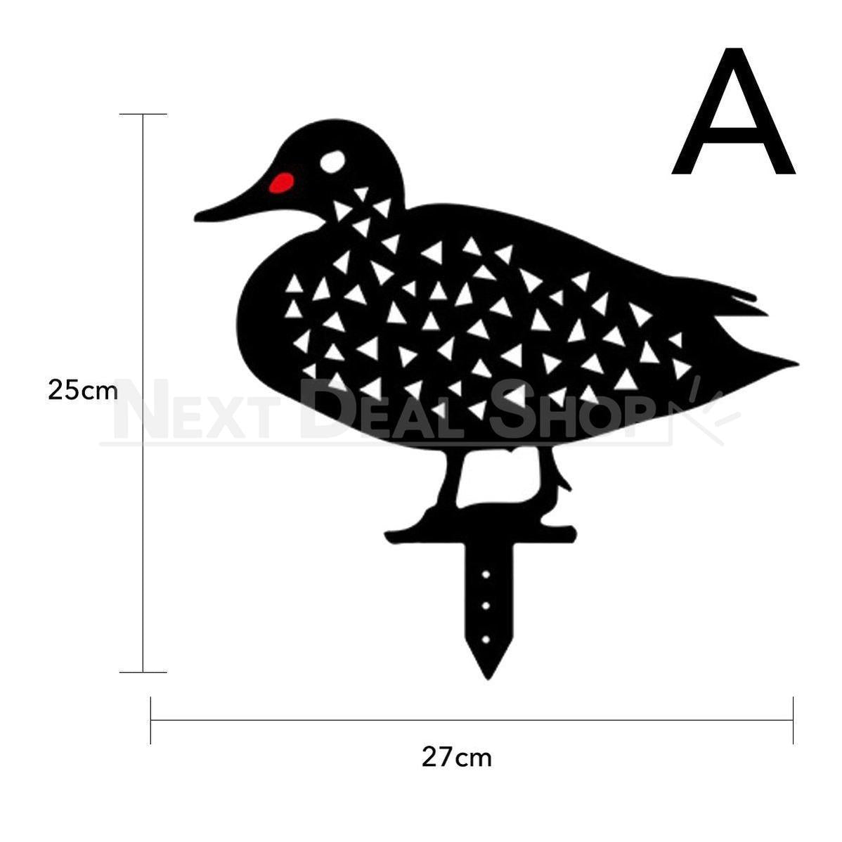 Duck Family Garden Silhouette Yard Stake