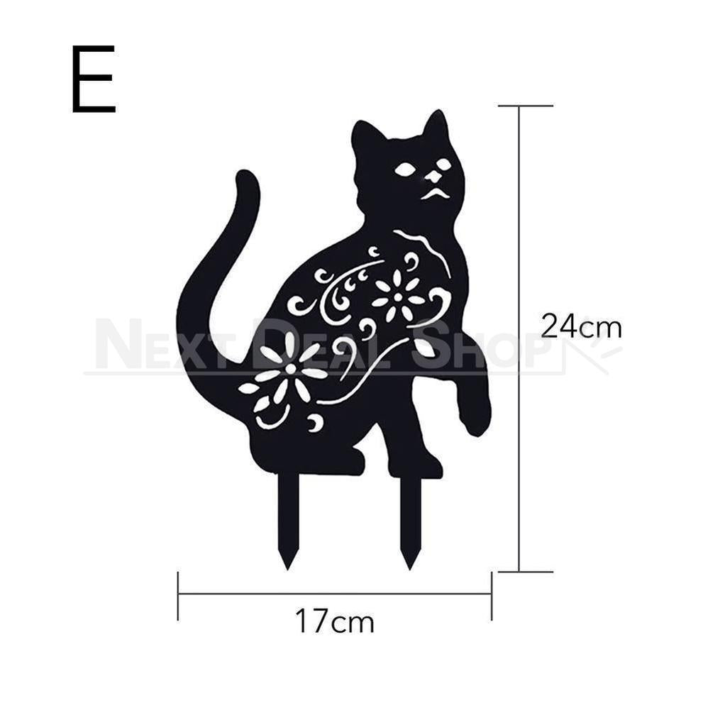 Family Pet Garden Silhouette Yard Stake