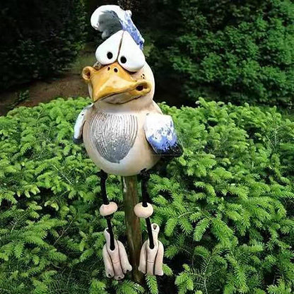 Funny Chicken Garden Decor