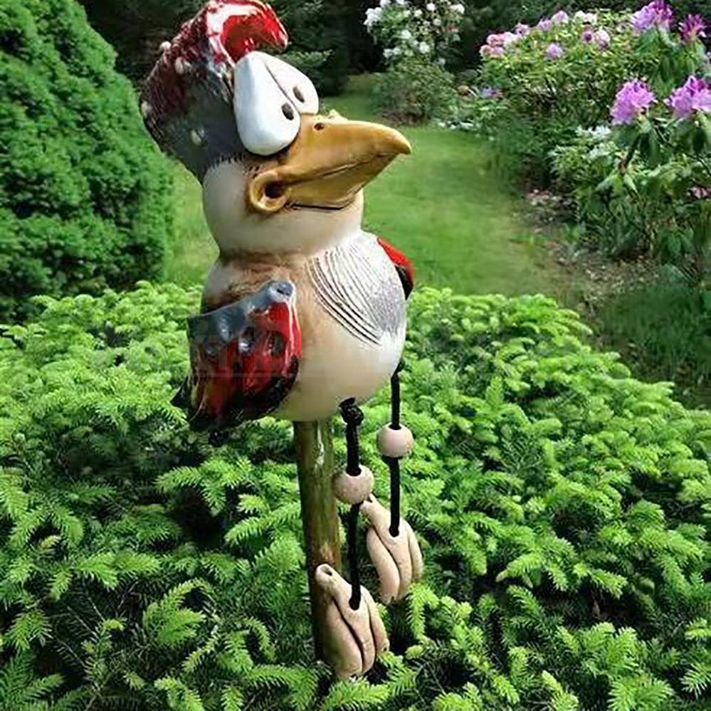 Funny Chicken Garden Decor