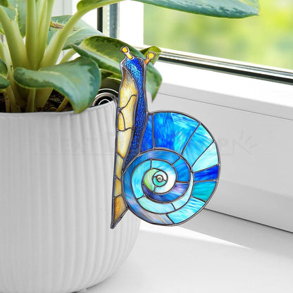 Garden Snail Flower Pot Decor