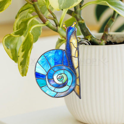Garden Snail Flower Pot Decor