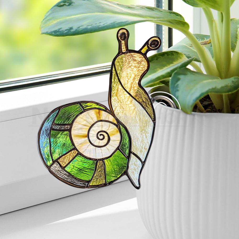 Garden Snail Flower Pot Decor