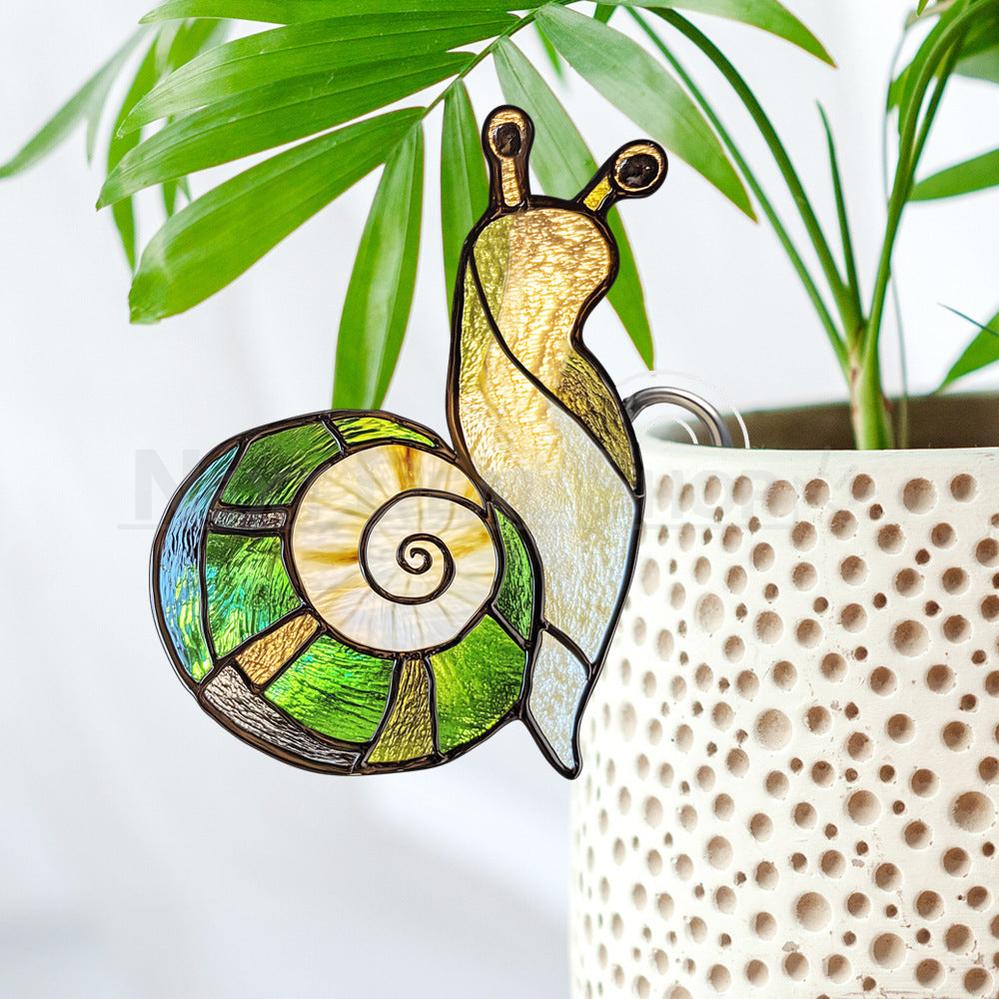 Garden Snail Flower Pot Decor