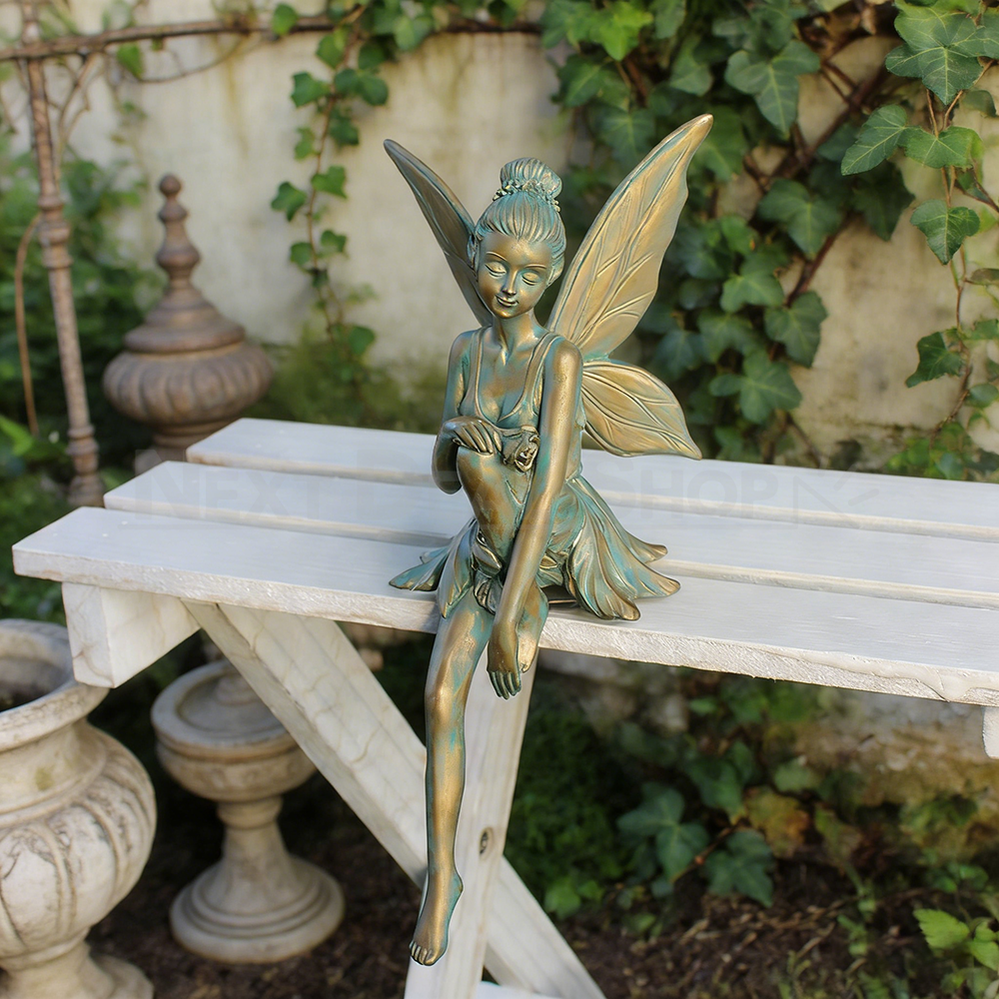 Hand Painted Garden Fairy Figurine