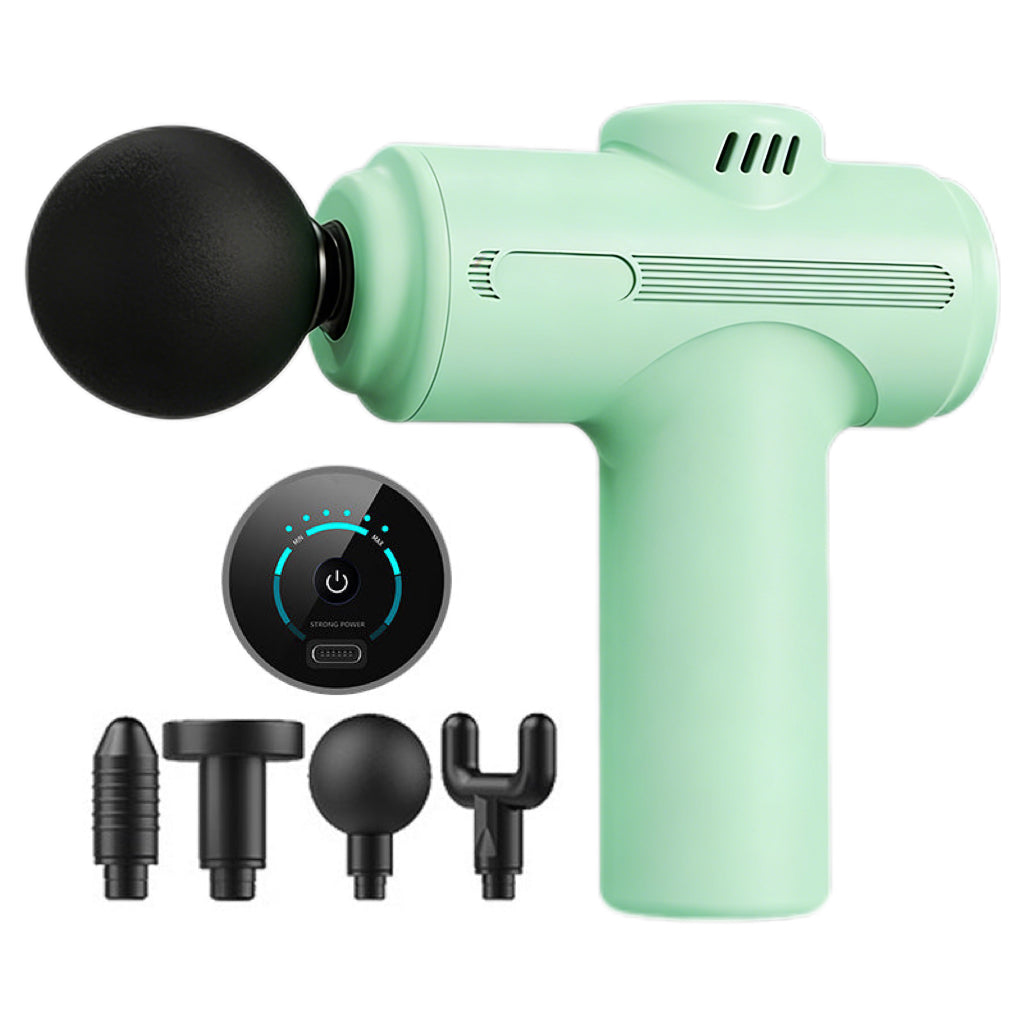 2025 Handheld Electric Massage Gun with 4PCS Heads