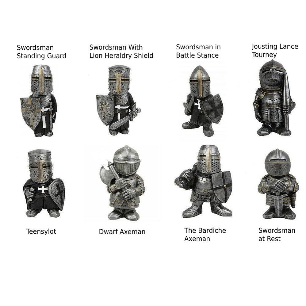 Knight Gnomes Guard Garden Statues