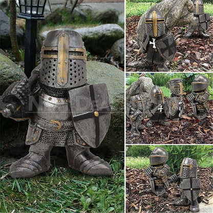 Knight Gnomes Guard Garden Statues