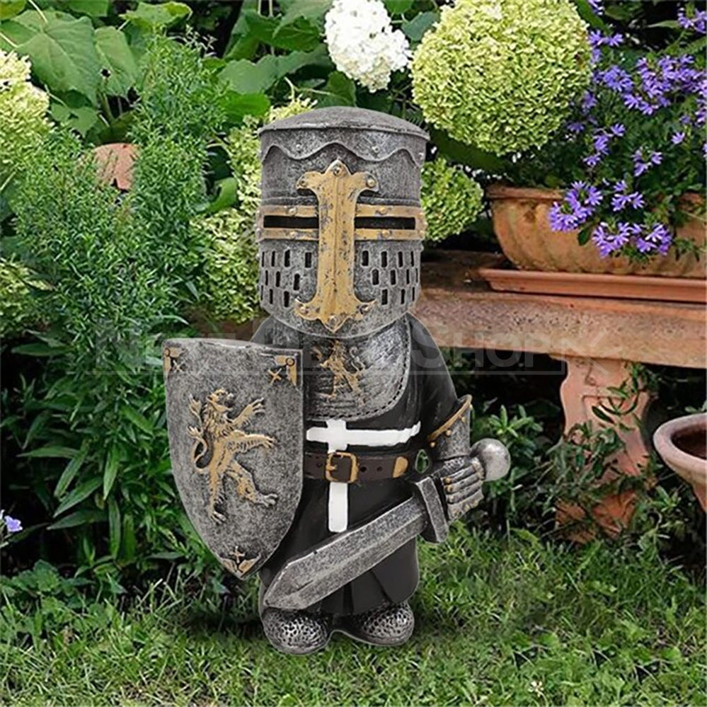 Knight Gnomes Guard Garden Statues