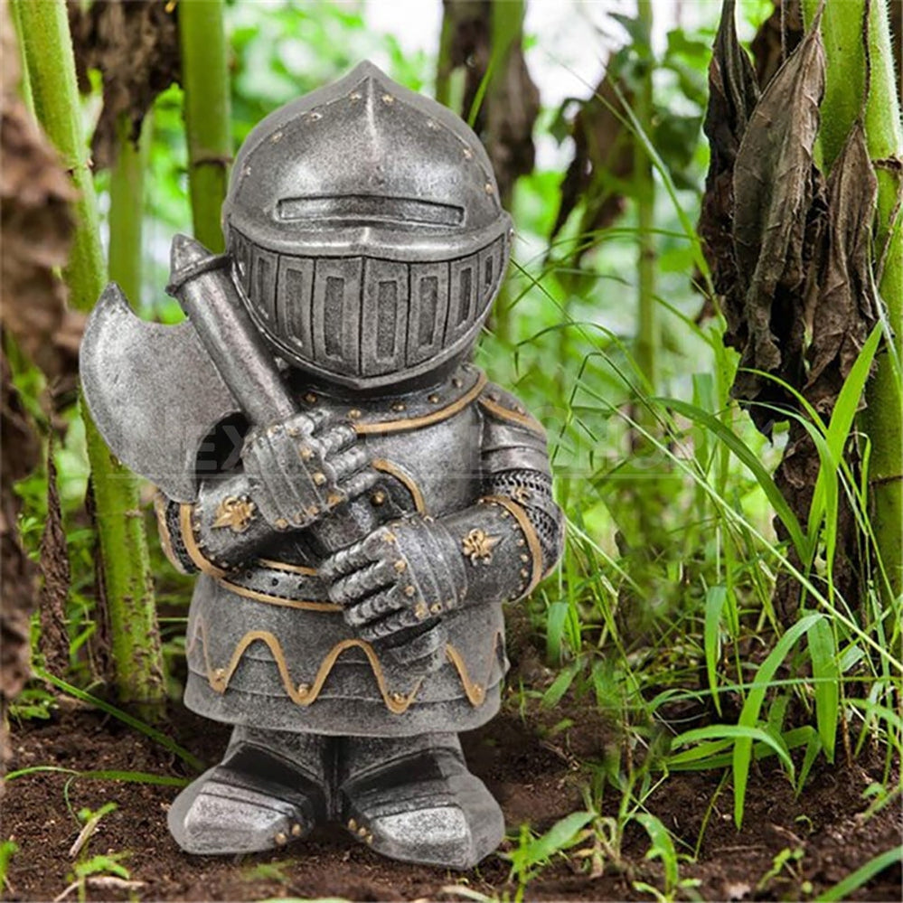 Knight Gnomes Guard Garden Statues