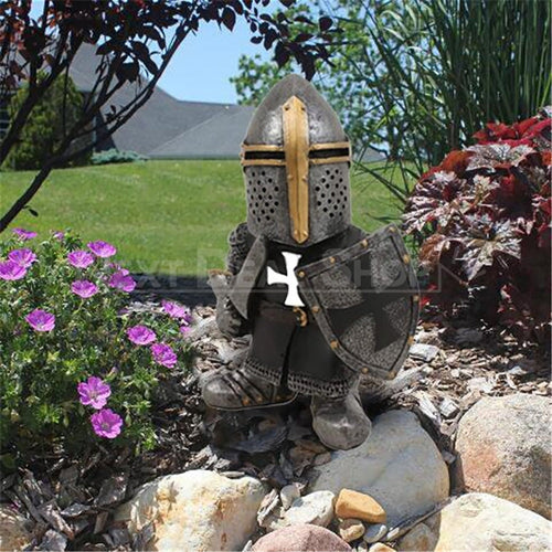 Knight Gnomes Guard Garden Statues