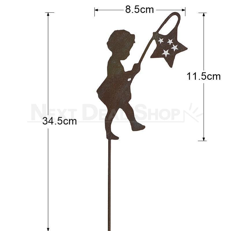 Metal Garden Silhouette Yard Stake