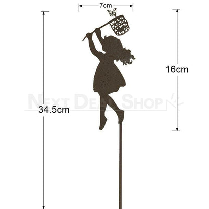 Metal Garden Silhouette Yard Stake