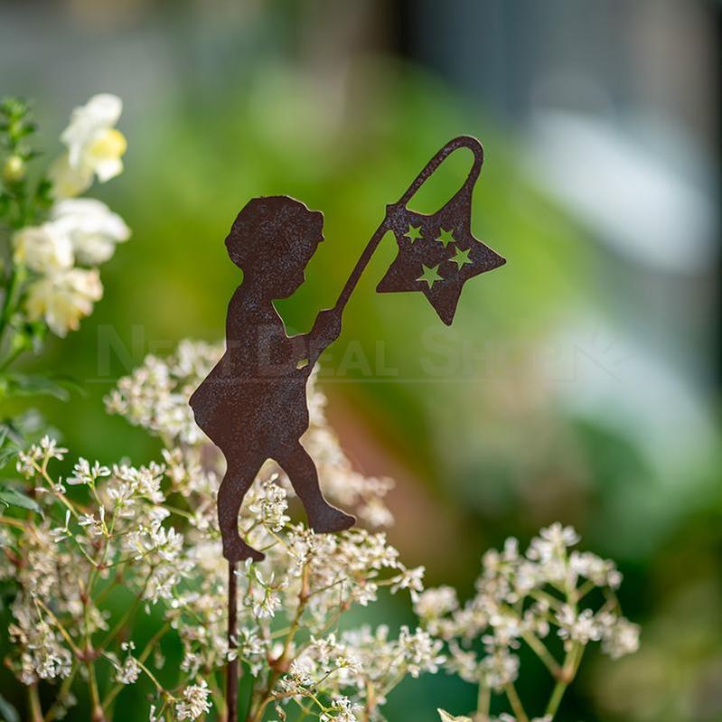 Metal Garden Silhouette Yard Stake