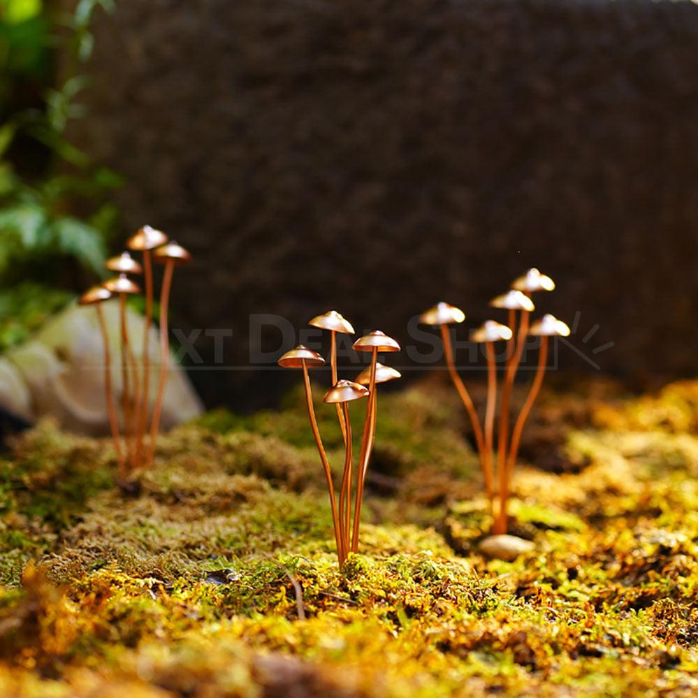 Metal Mushroom Garden Stake