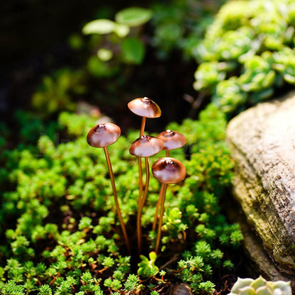 Metal Mushroom Garden Stake