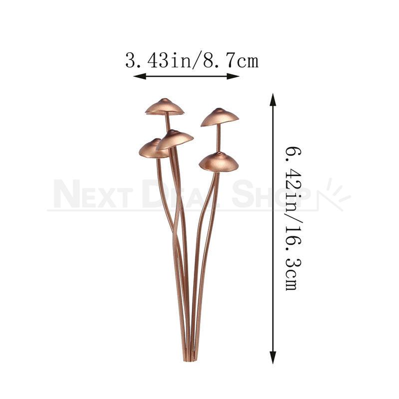 Metal Mushroom Garden Stake