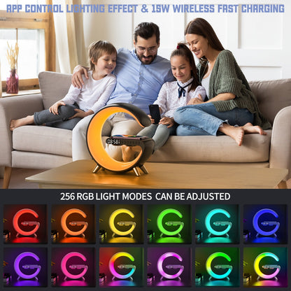 6-in-1 Bluetooth Speaker with Phone Charger