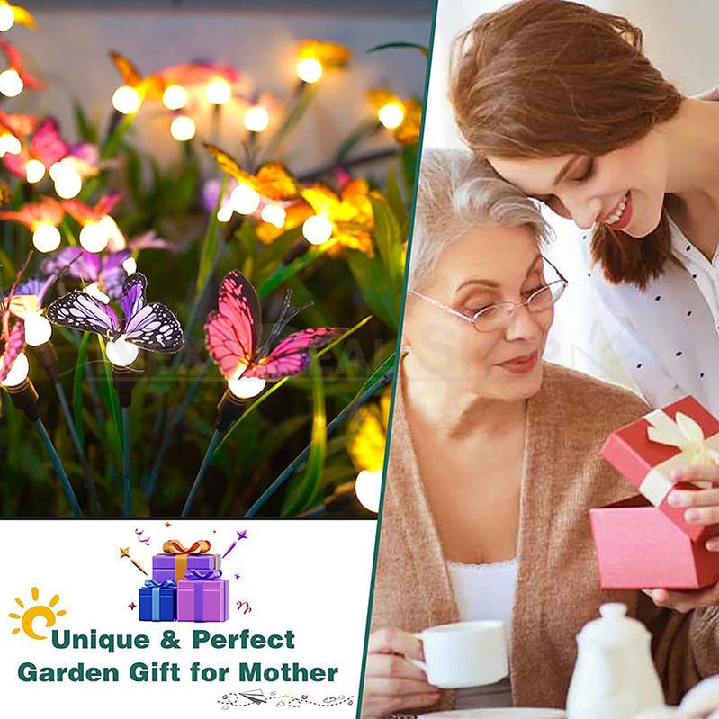 Solar Powered Butterfly Garden Stake Light