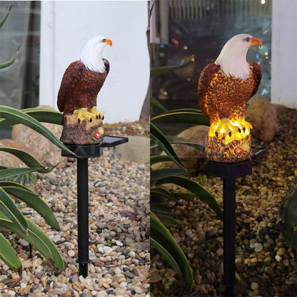 Solar Powered Eagle Garden Stake Light