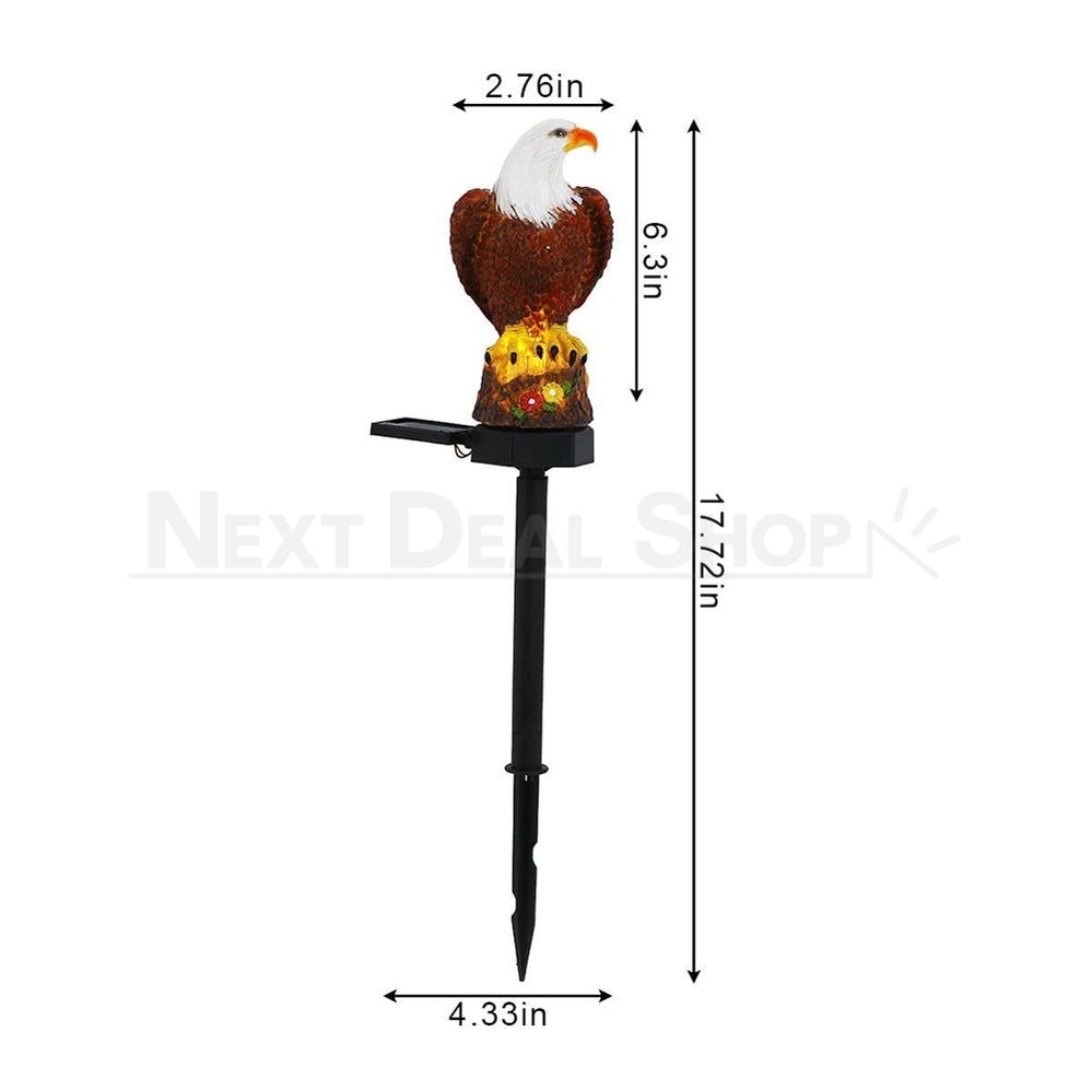 Solar Powered Eagle Garden Stake Light