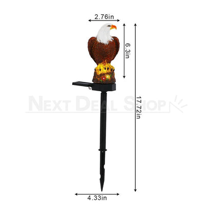 Solar Powered Eagle Garden Stake Light