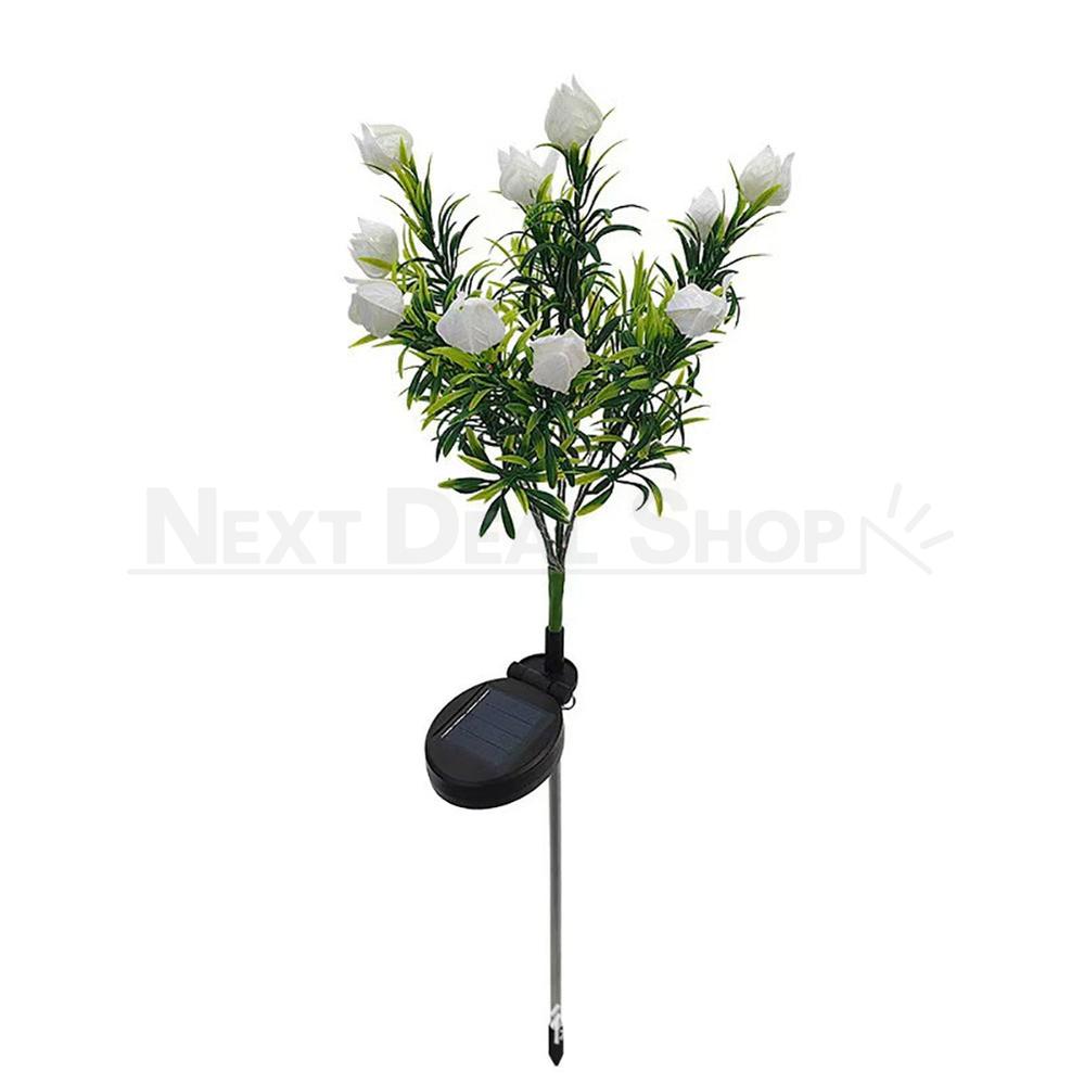 Solar Powered Gardenia Flower Stake Light