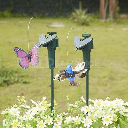 Solar-Powered Spinning Garden Decoration