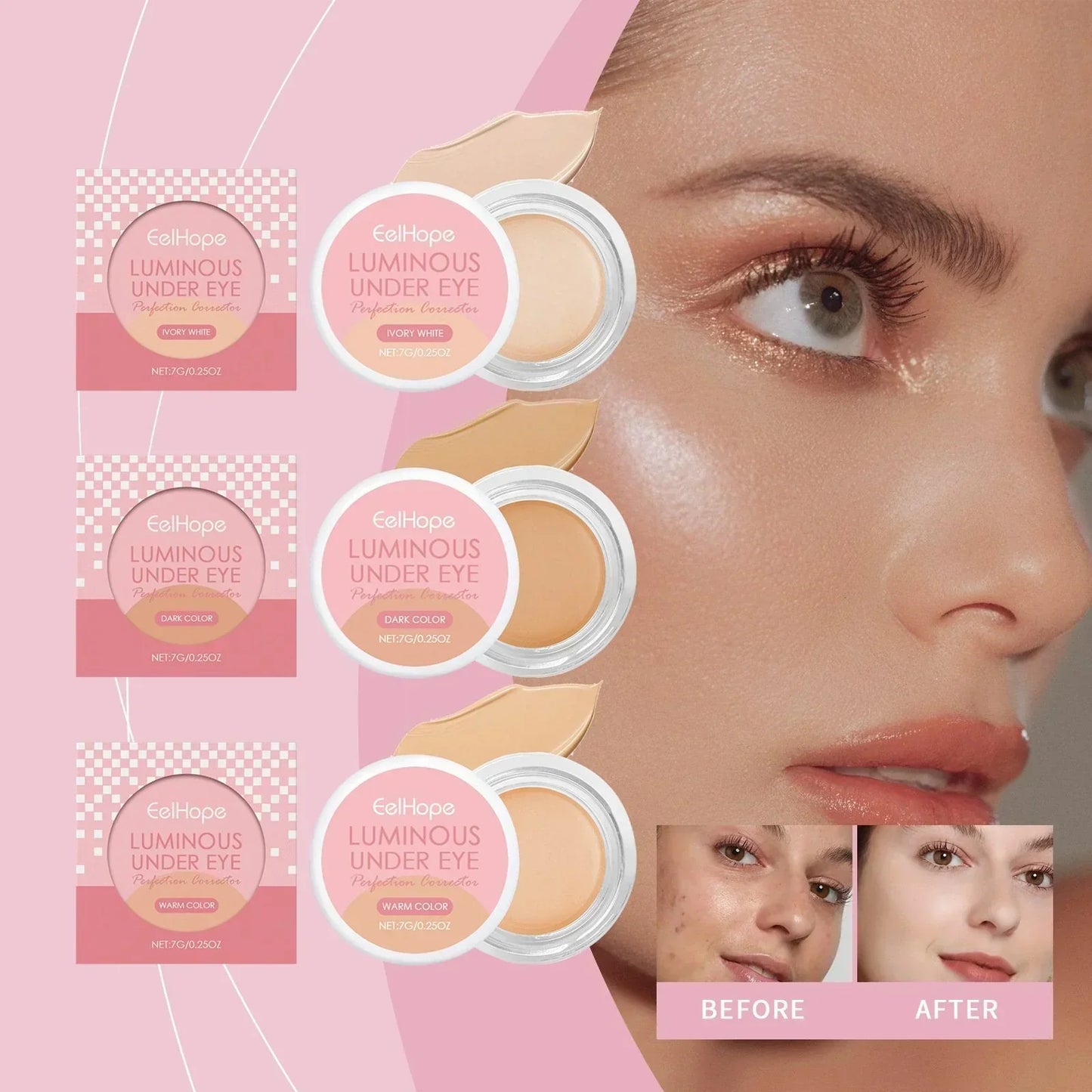 Under Eye Brightener, Brightening Cream Concealer