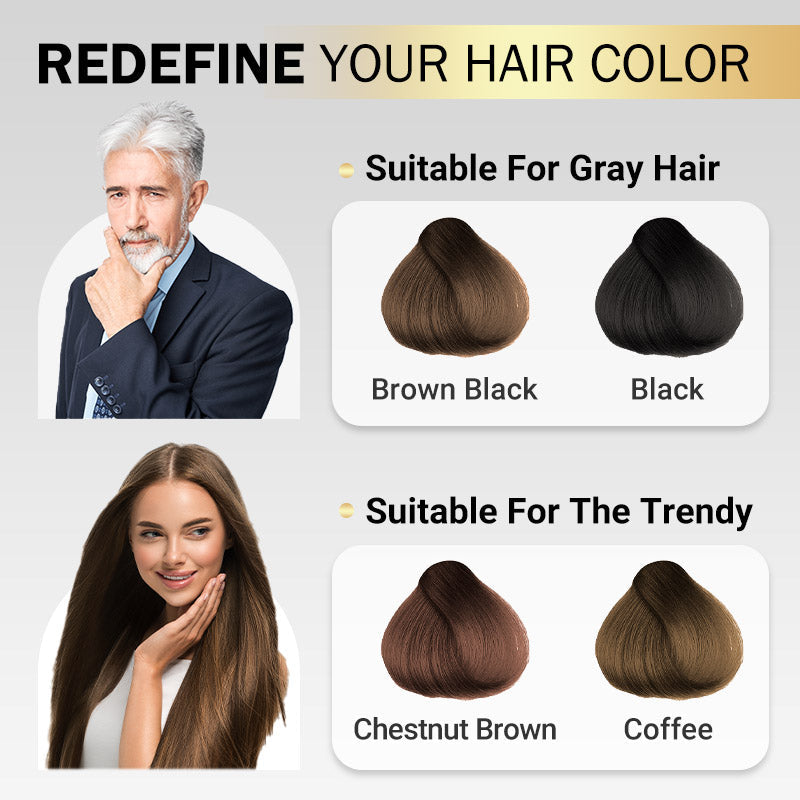 2025 NEW SALES - 10-Pack Plant Extract Non-damage Hair Dye Cream